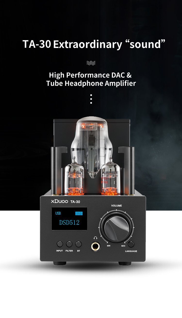Apos Audio xDuoo Headphone DAC/Amp xDuoo TA-30 Tube Headphone Amp