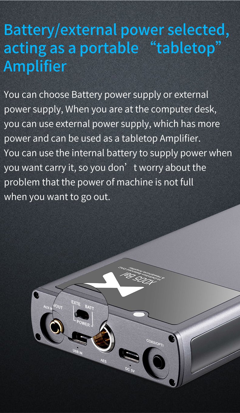 Apos Audio xDuoo Headphone DAC/Amp xDuoo XD-05 BAL Balanced DAC/Amp (Apos Certified)