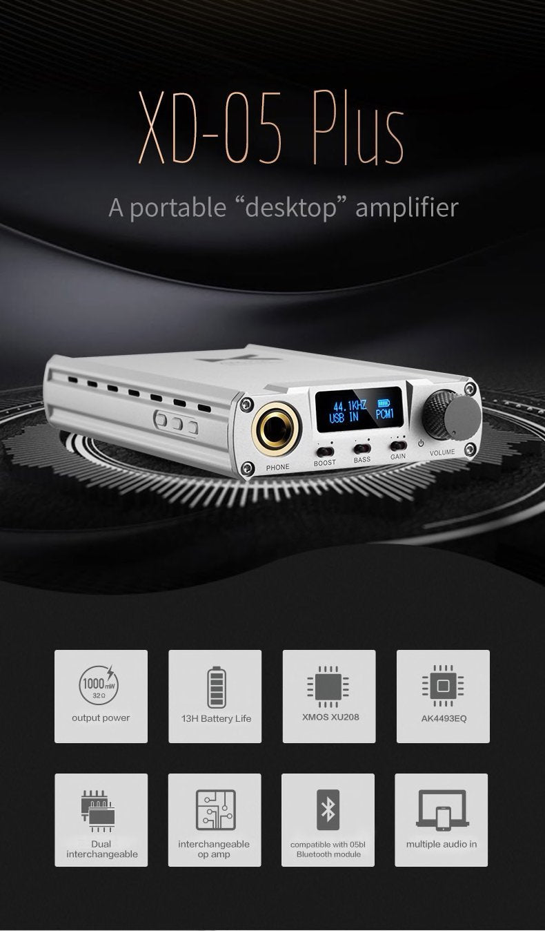 Apos Audio xDuoo | 乂度 Headphone DAC/Amp xDuoo XD-05 Plus DAC/Amp