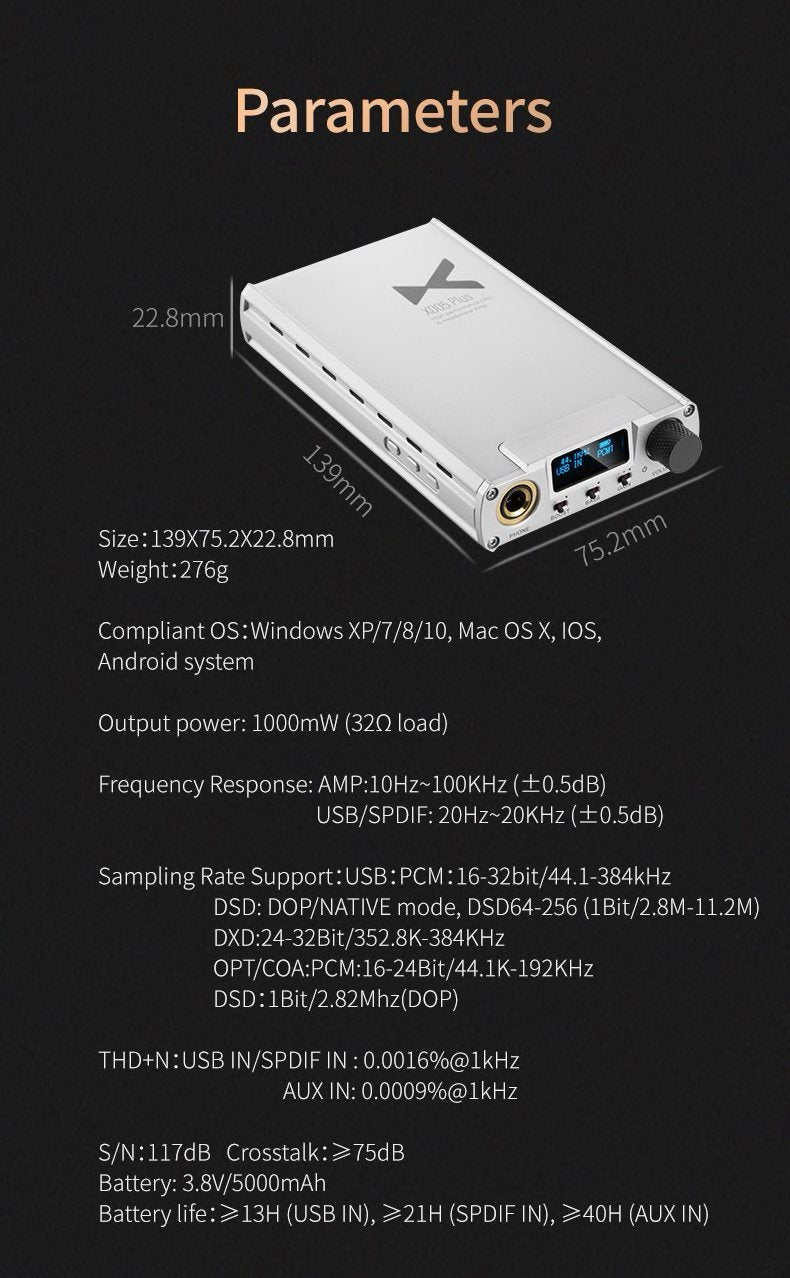 Apos Audio xDuoo | 乂度 Headphone DAC/Amp xDuoo XD-05 Plus DAC/Amp