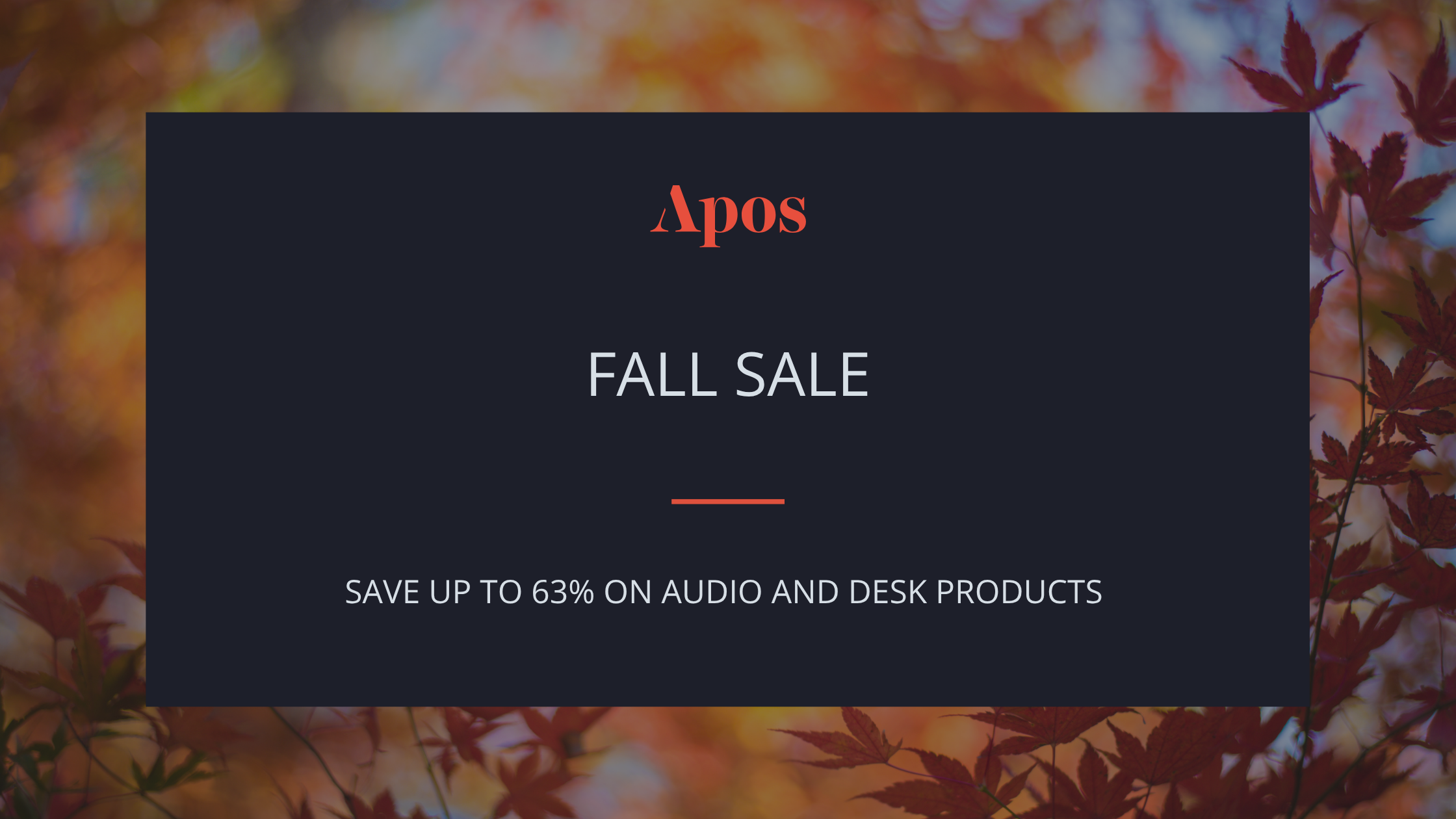 Fall Sale -- Up to 63% Off