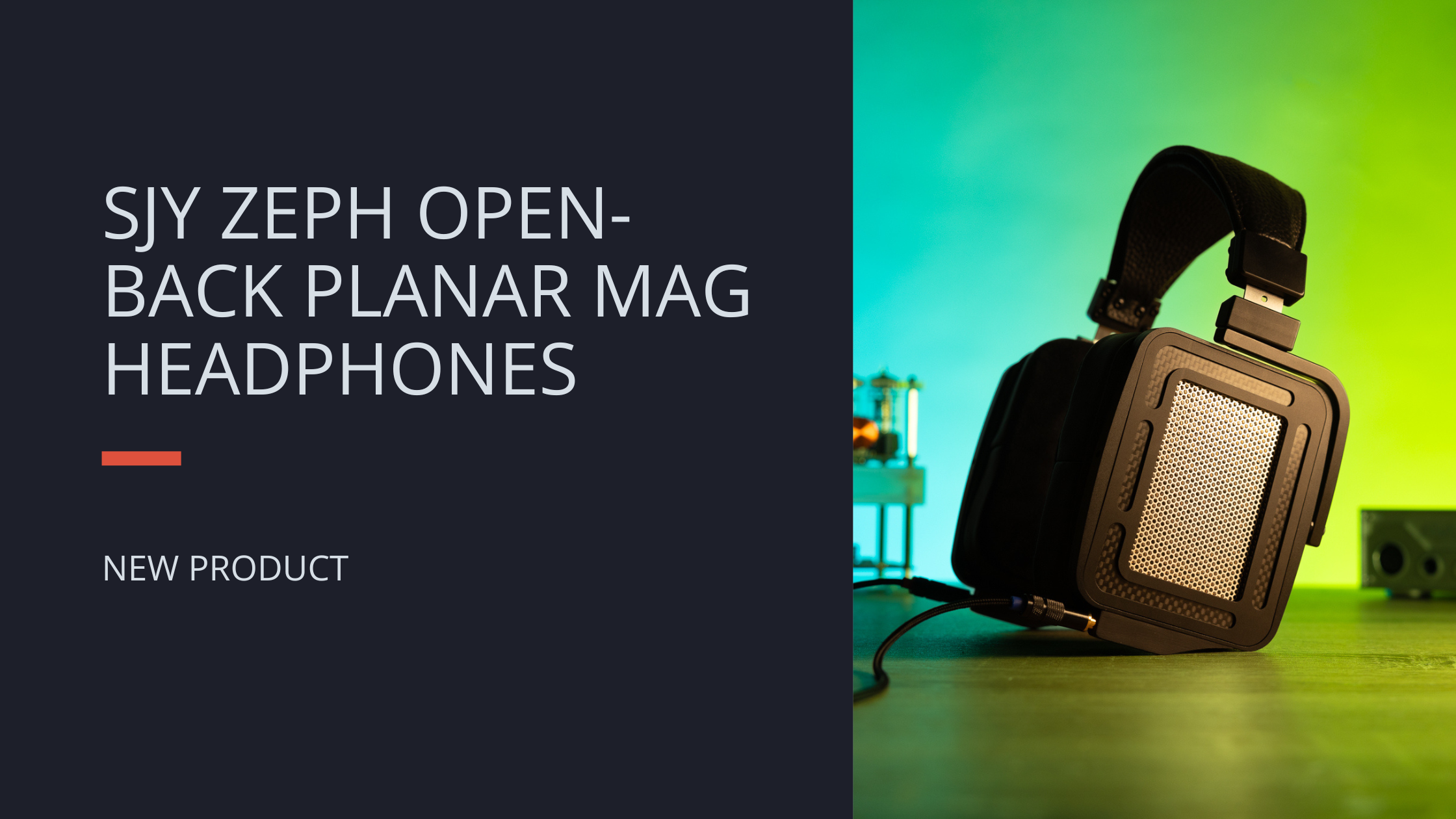 NEW: SJY ZEPH OPEN-BACK PLANAR MAGNETIC HEADPHONES