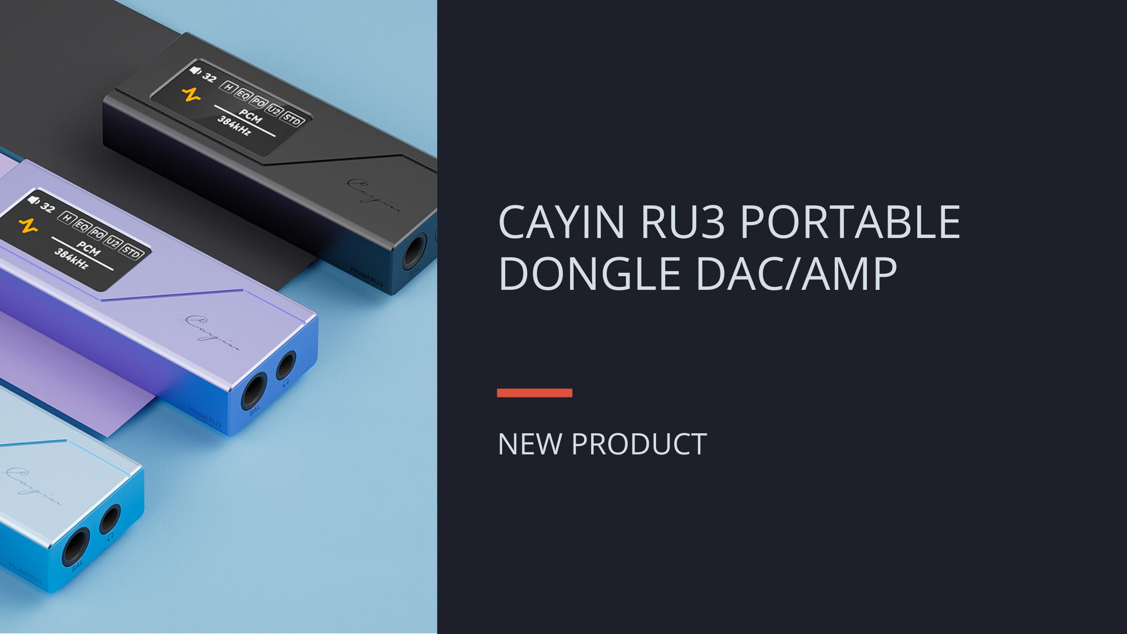 NEW: CAYIN RU3 DONGLE DAC/AMP