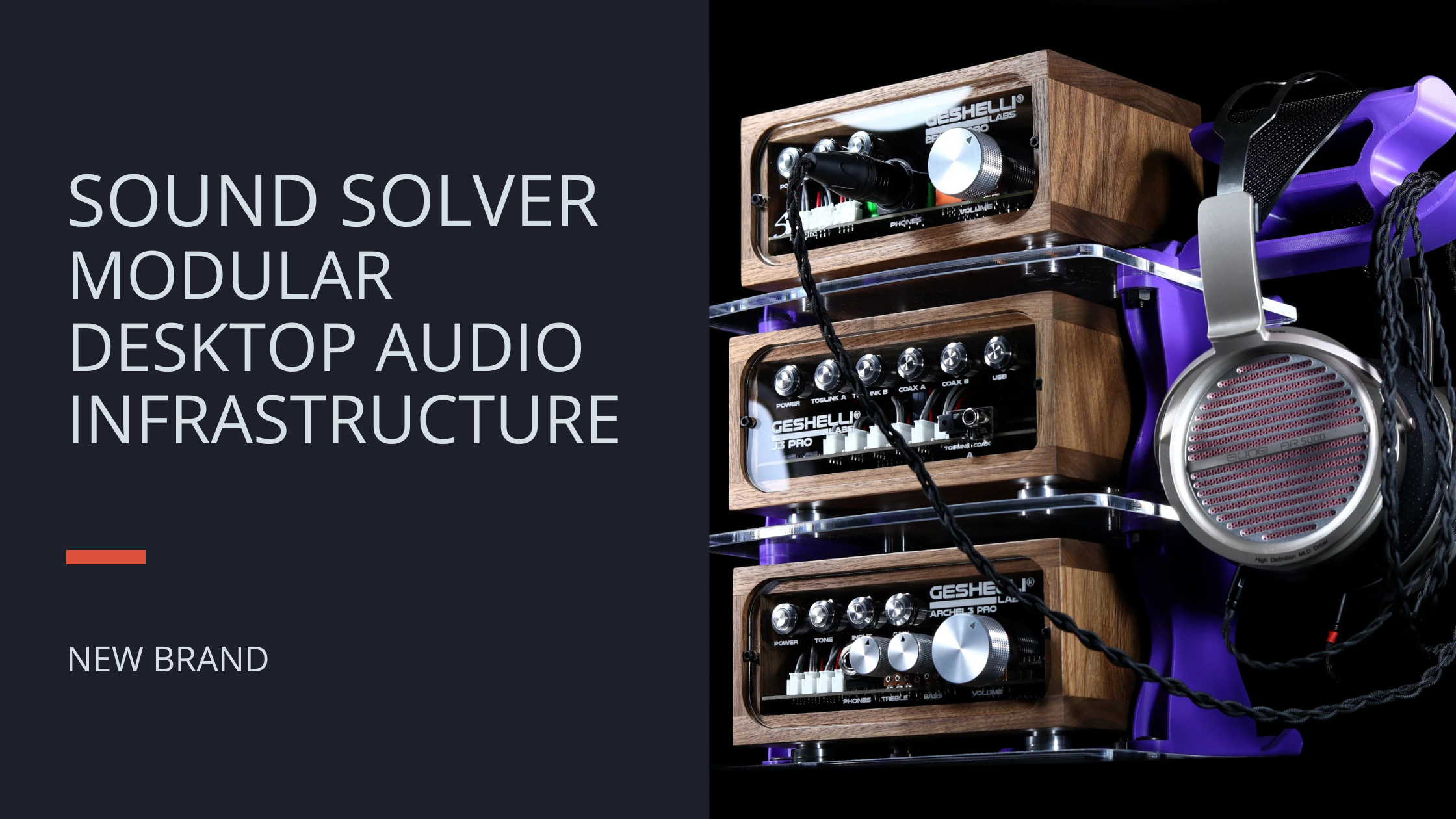 New on Apos: Sound Solver Modular Desktop Audio Infrastructure