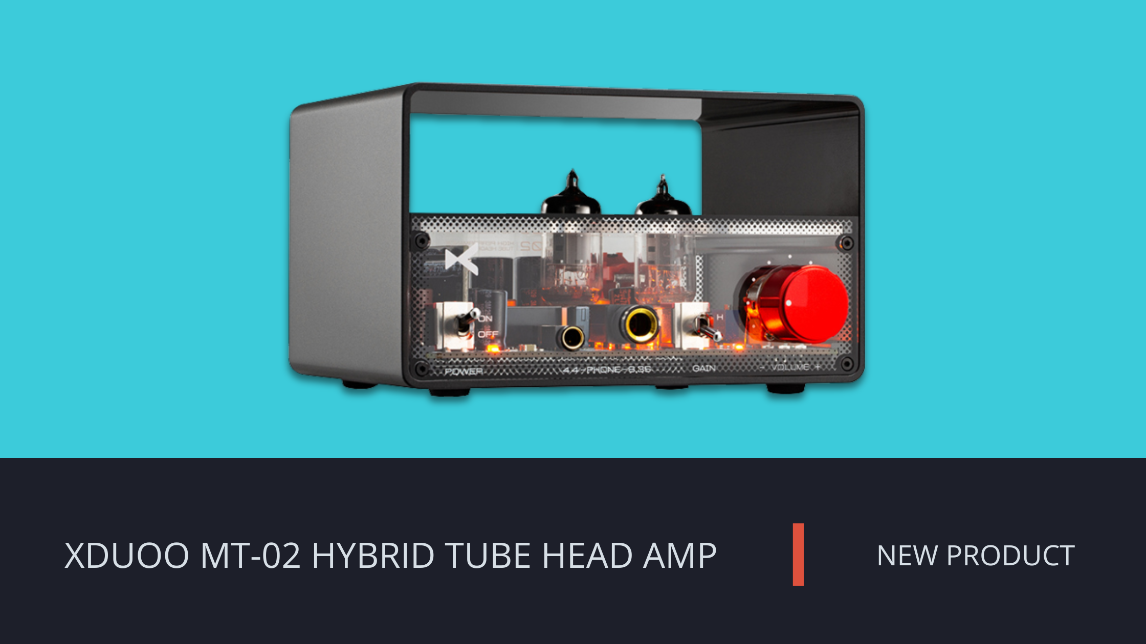 NEW: XDUOO MT-02 HYBRID CLASS-A TUBE HEAD AMP