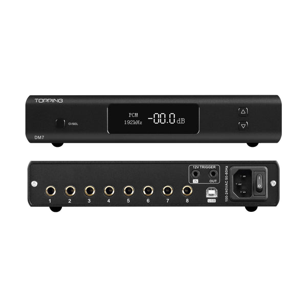 Buy the TOPPING DM7 8-Channel DAC on Apos Audio