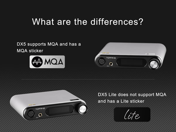 TOPPING DX5 vs. DX5 Lite: Key Differences Explained
