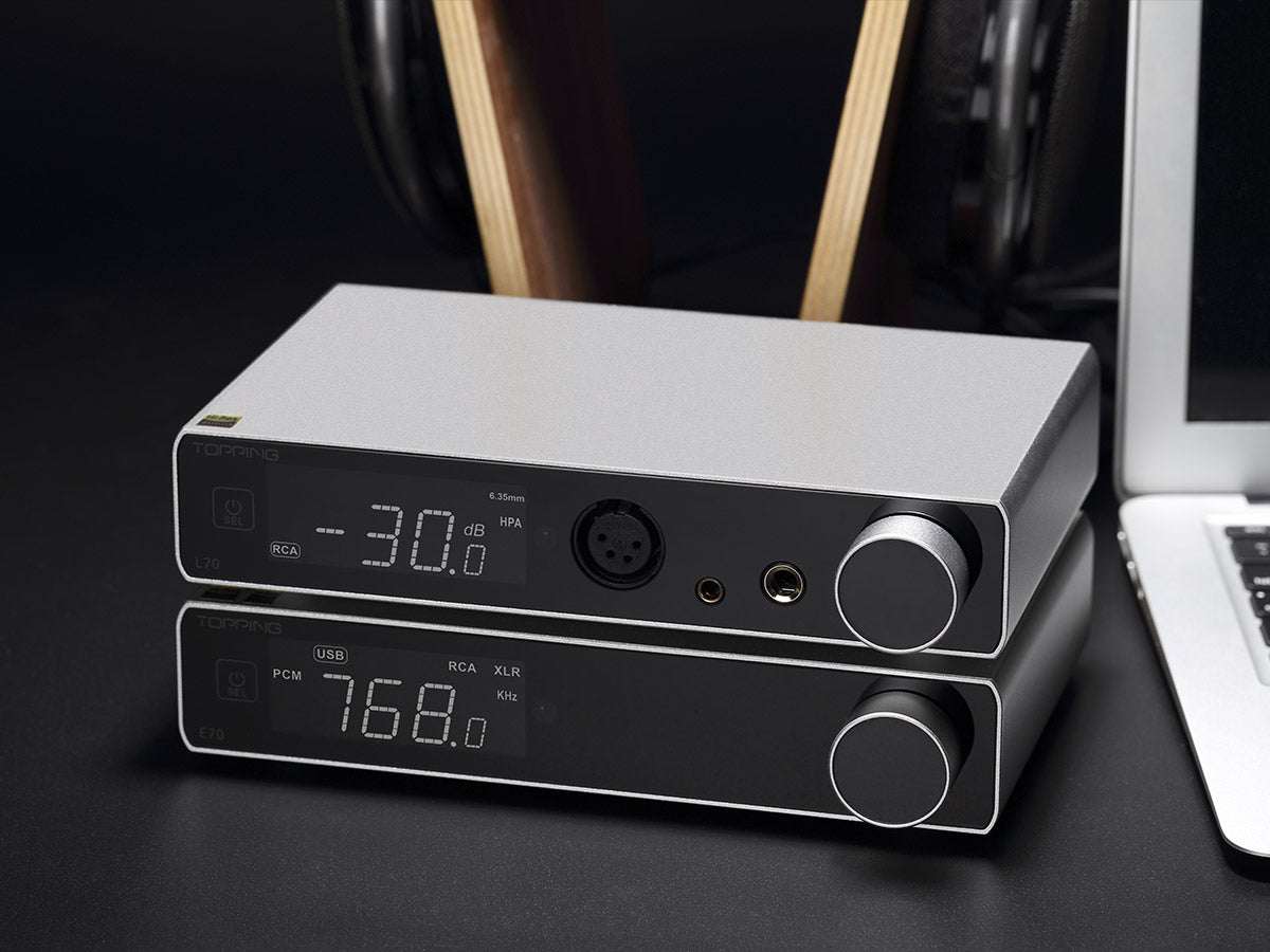 Buy the TOPPING E70 DAC and L70 Amp on Apos Audio