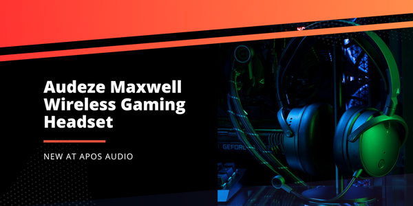 New from Audeze: Maxwell Wireless Gaming Headset