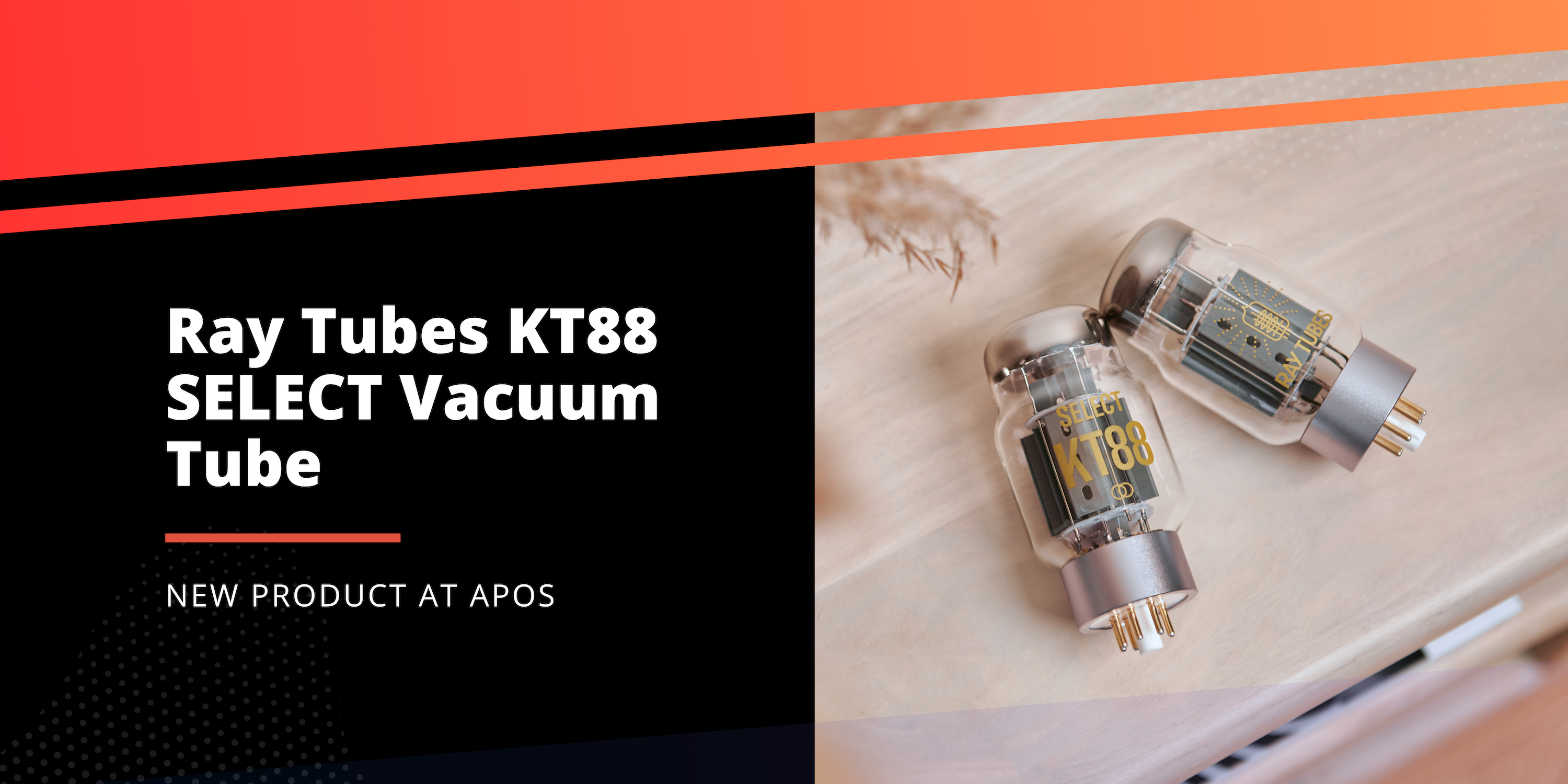 New at Apos: Ray Tubes KT88 SELECT Vacuum Tubes