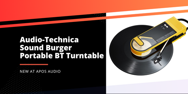 Now at Apos: Audio-Technica Sound Burger Portable BT Turntable