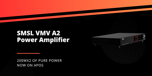 The SMSL VMV A2 Power Amp is now on Apos Audio
