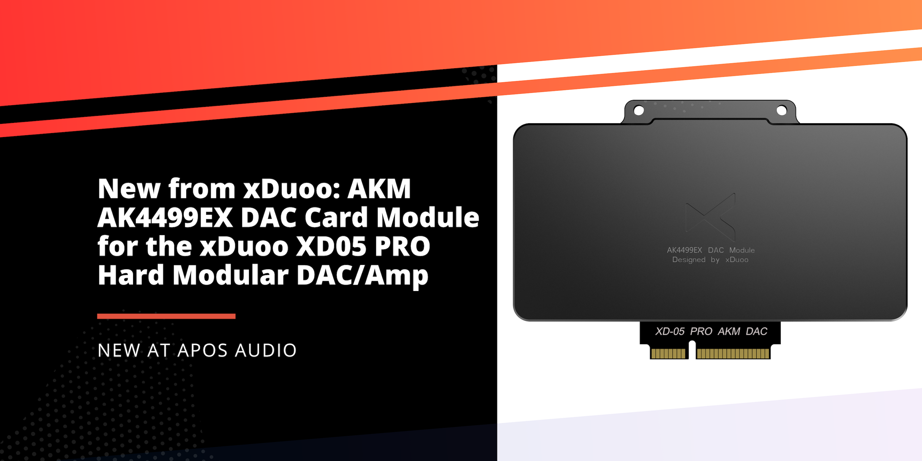 New from xDuoo: AKM AK4499EX DAC Card Module for the XD05 Pro Hard Nucleus