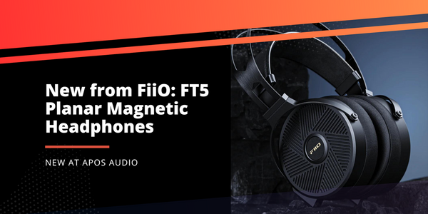 Meet the FiiO FT5 90mm Open Back Planar Magnetic Headphones