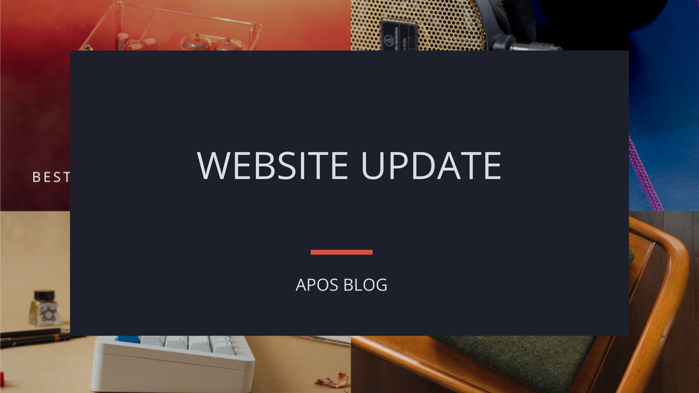 Apos Community Announcement - Website Update