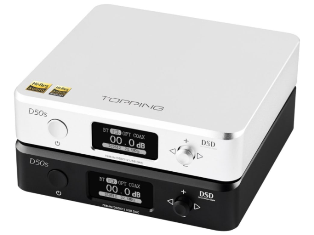 TOPPING D90 vs TOPPING D50s Comparison Chart