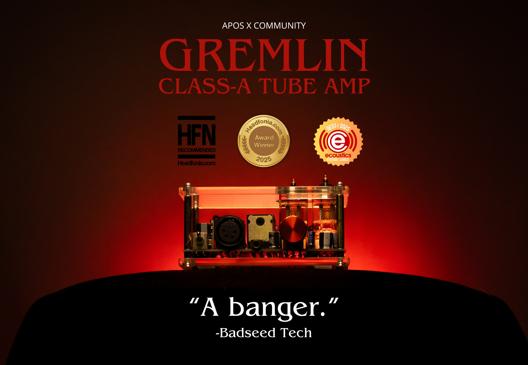 Apos x Community Gremlin Tube Amp