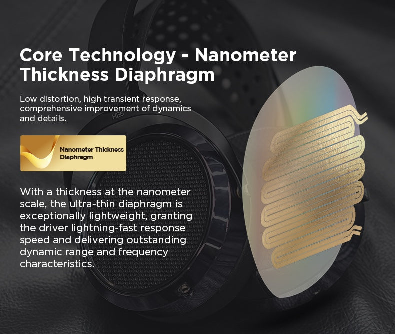 HIFIMAN HE6 Remastered Planar Magnetic Headphones