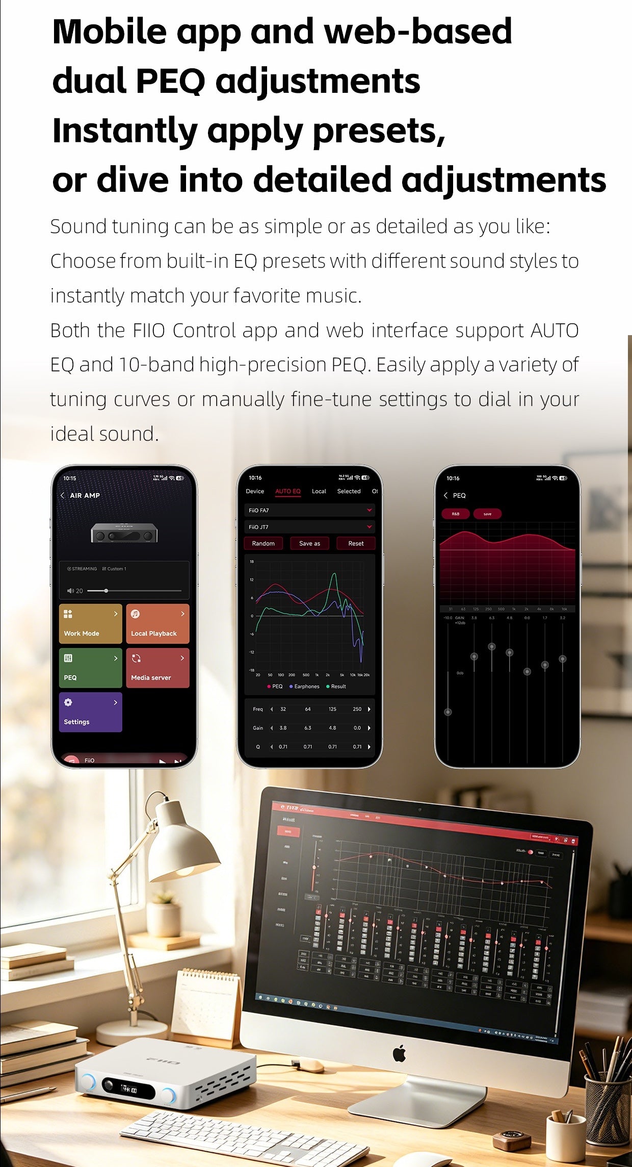 FiiO AIR AMP Streaming Power Amplifier