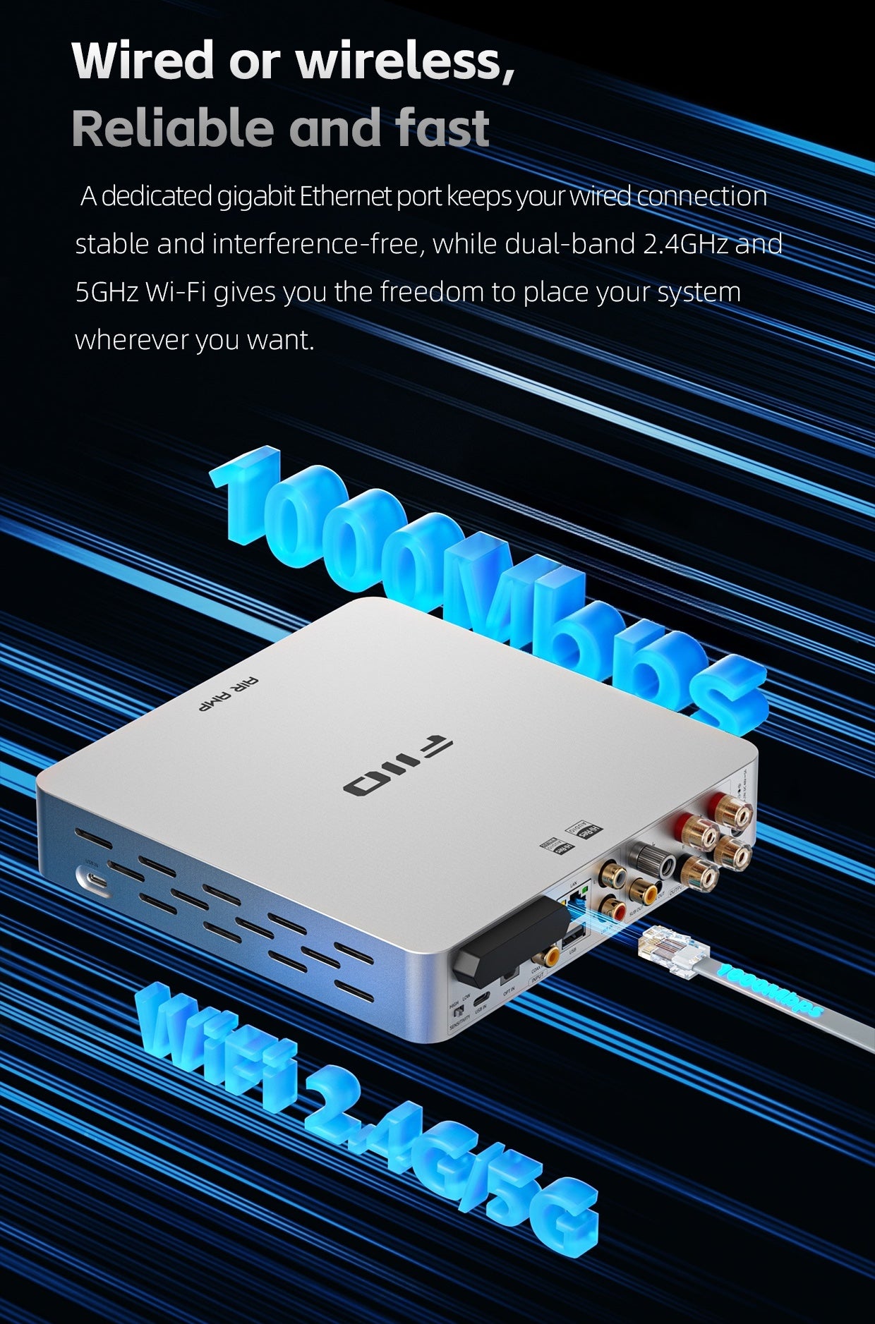 FiiO AIR AMP Streaming Power Amplifier