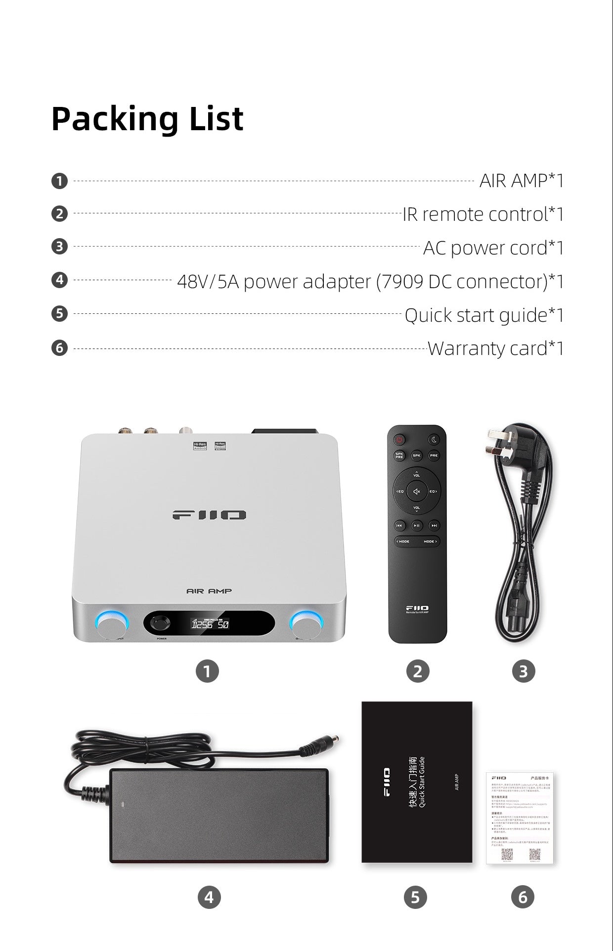 FiiO AIR AMP Streaming Power Amplifier