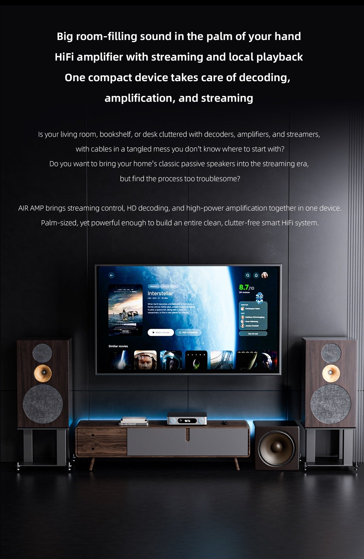 FiiO AIR AMP Streaming Power Amplifier