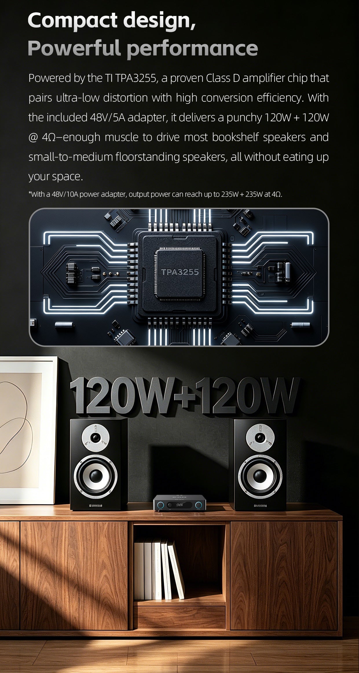 FiiO AIR AMP Streaming Power Amplifier