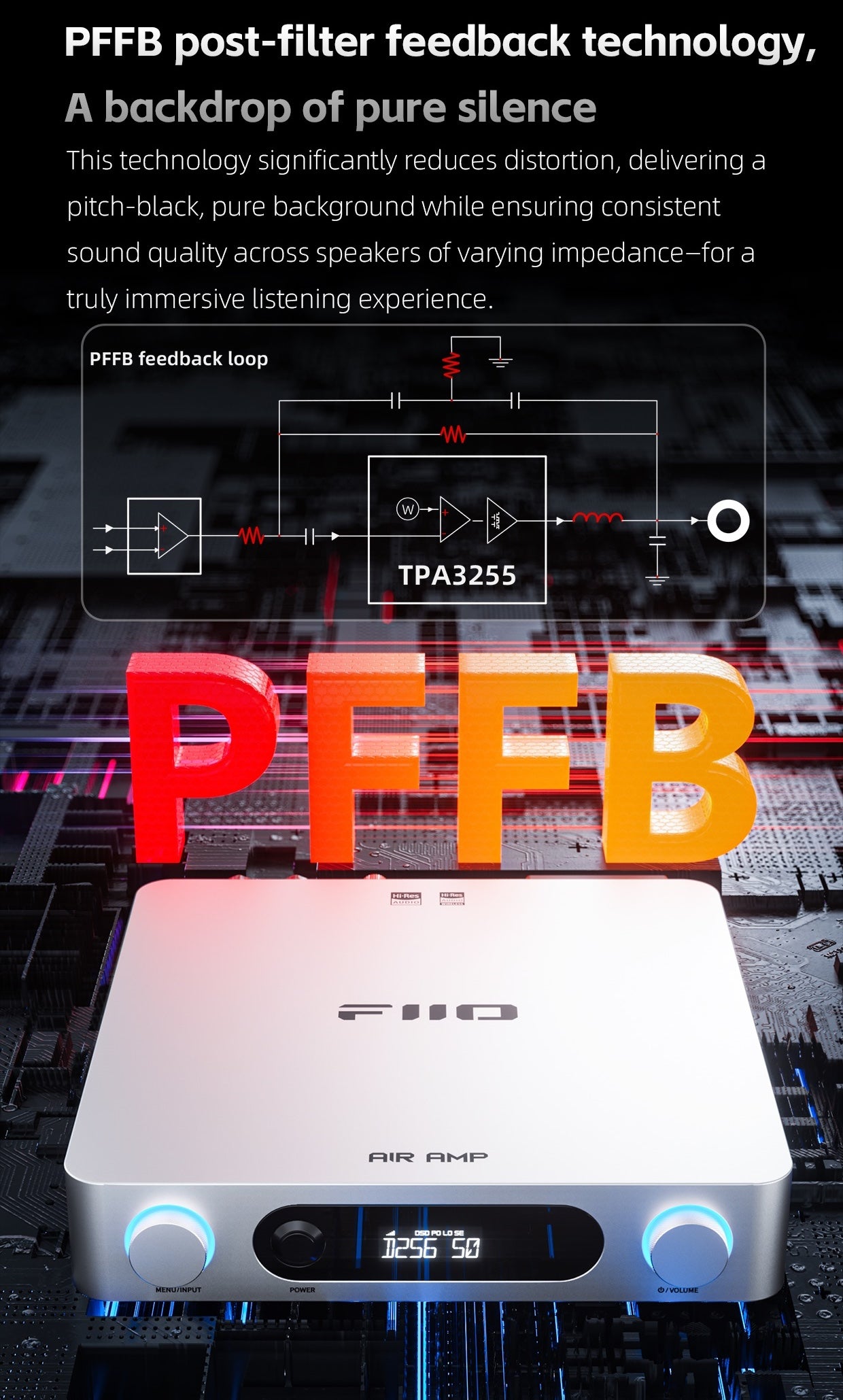 FiiO AIR AMP Streaming Power Amplifier
