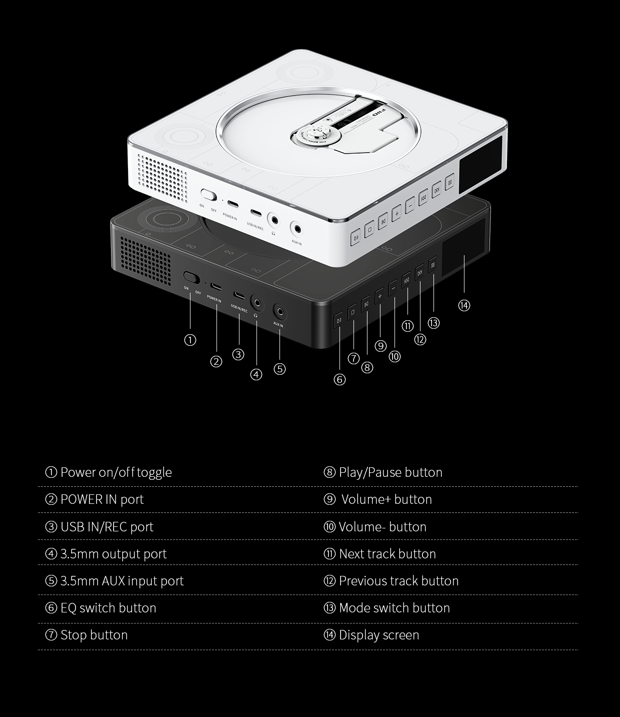 FiiO Snowsky Beatbox Multifunctional Portable CD Speaker