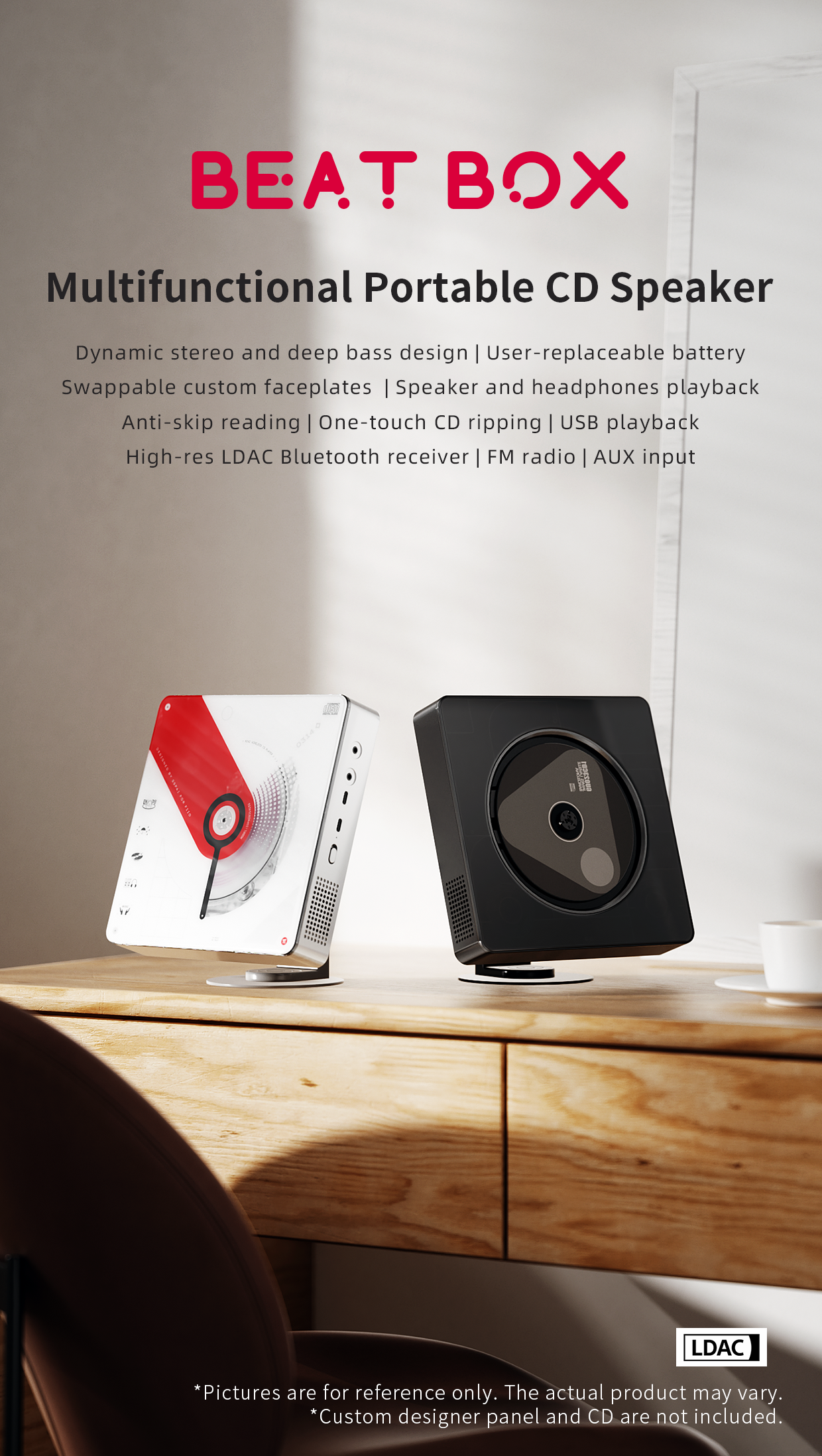 FiiO Snowsky Beatbox Multifunctional Portable CD Speaker