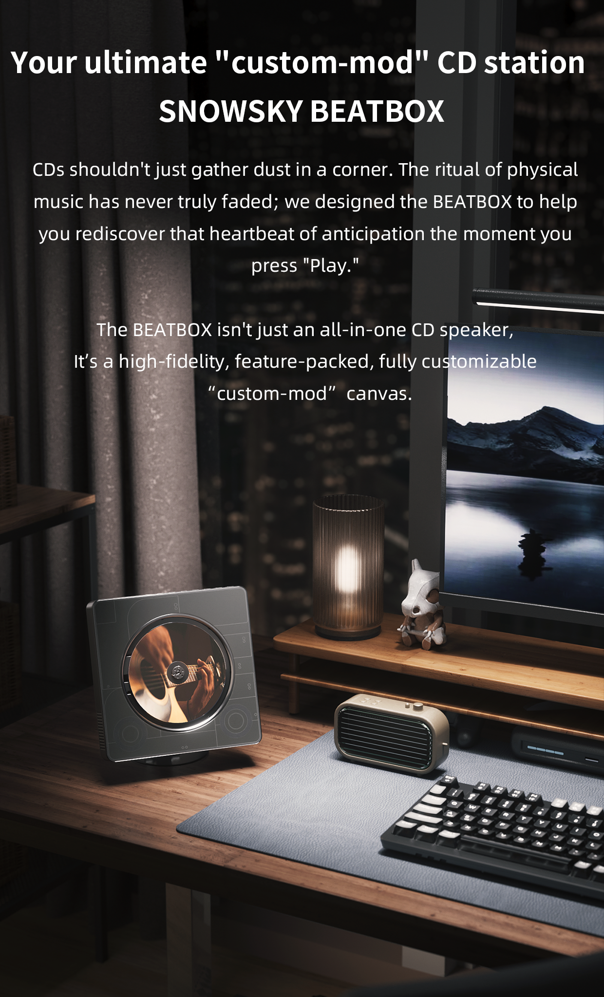 FiiO Snowsky Beatbox Multifunctional Portable CD Speaker