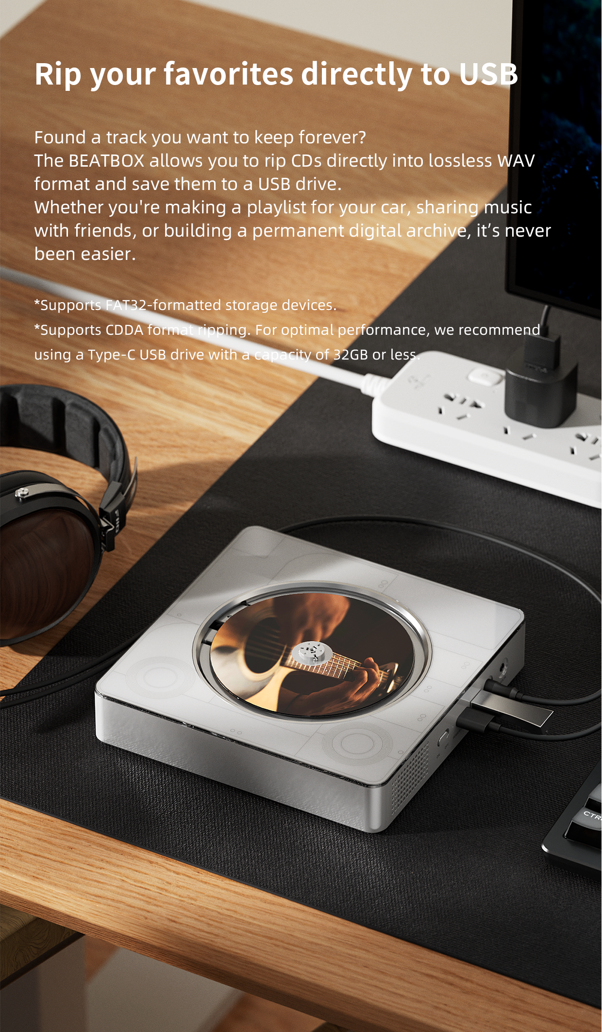 FiiO Snowsky Beatbox Multifunctional Portable CD Speaker