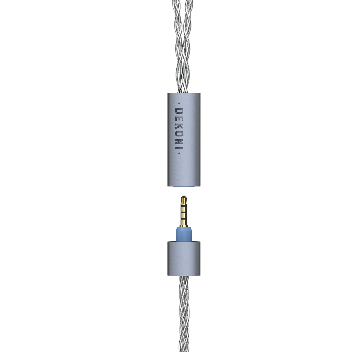 Dekoni Audio Ensemble 1 meter Extension plugs Braided SIlver Plated Copper