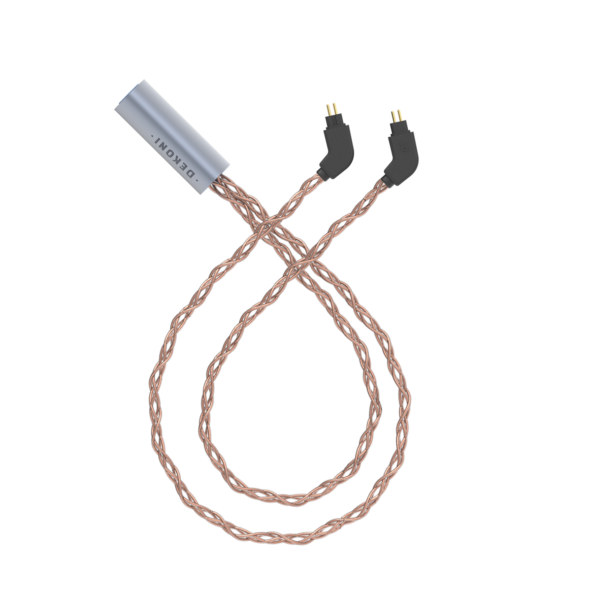 Post-Split 2-Pin IEM Connectors with PCUHD Copper Cable