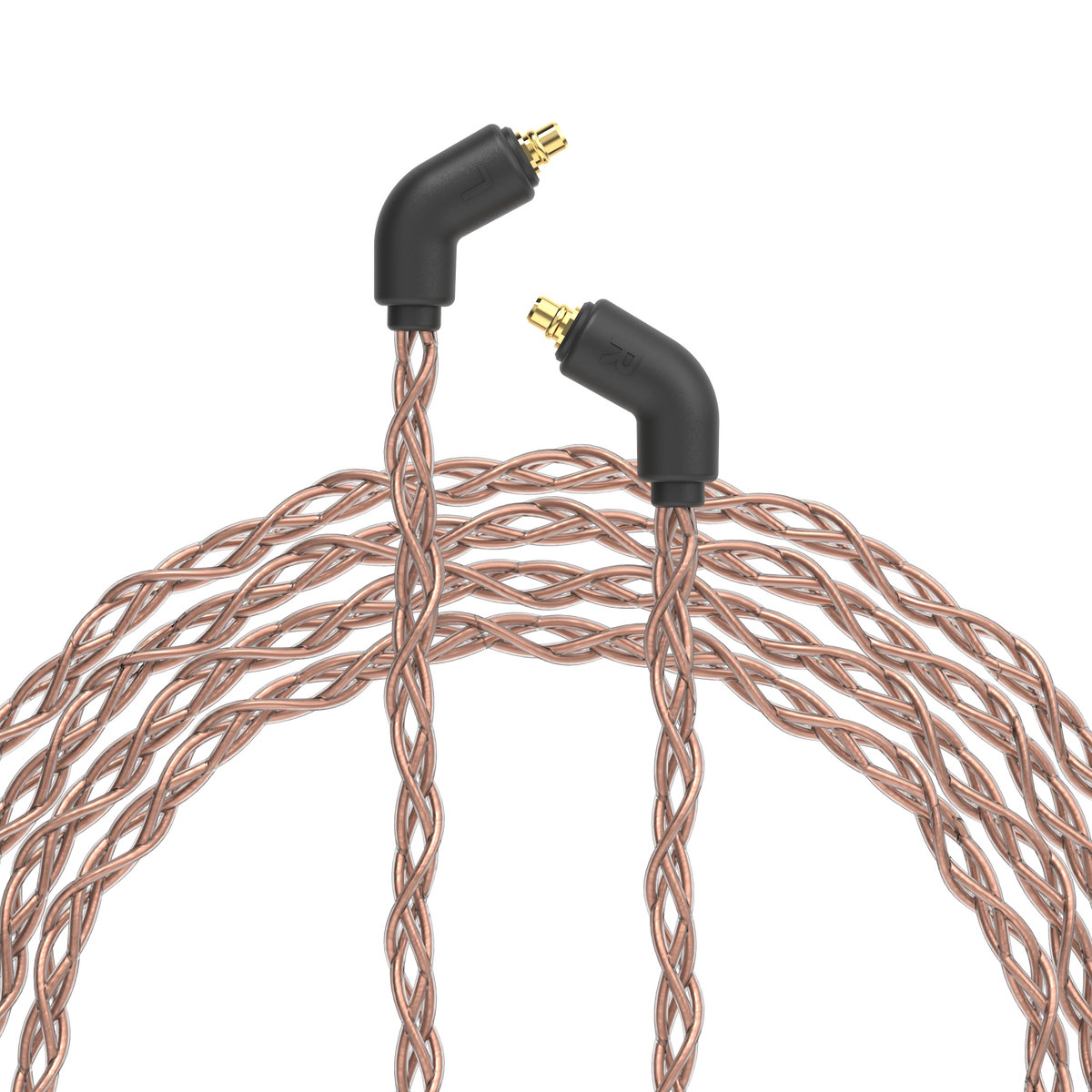 Post-Split MMCX IEM Connectors with PCUHD Copper Cable
