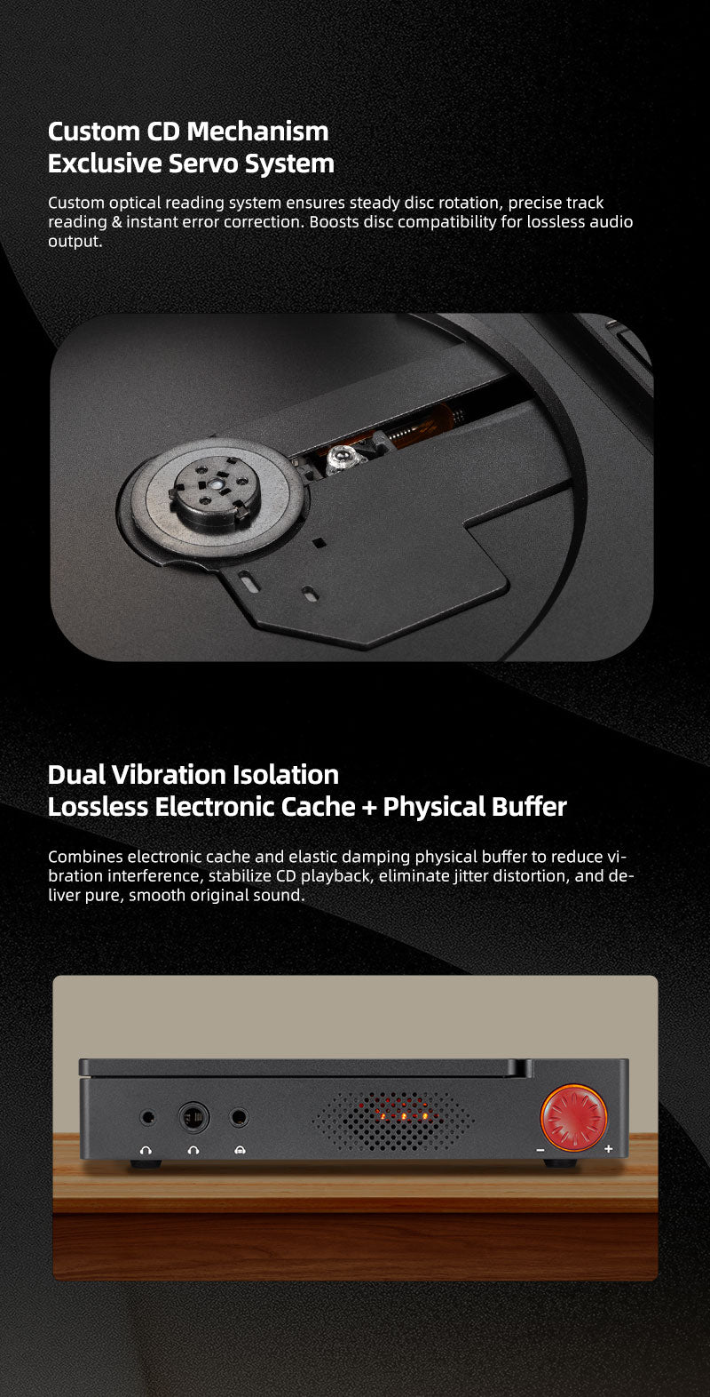 xDuoo CDM-10 High Performance Portable Tube CD Player