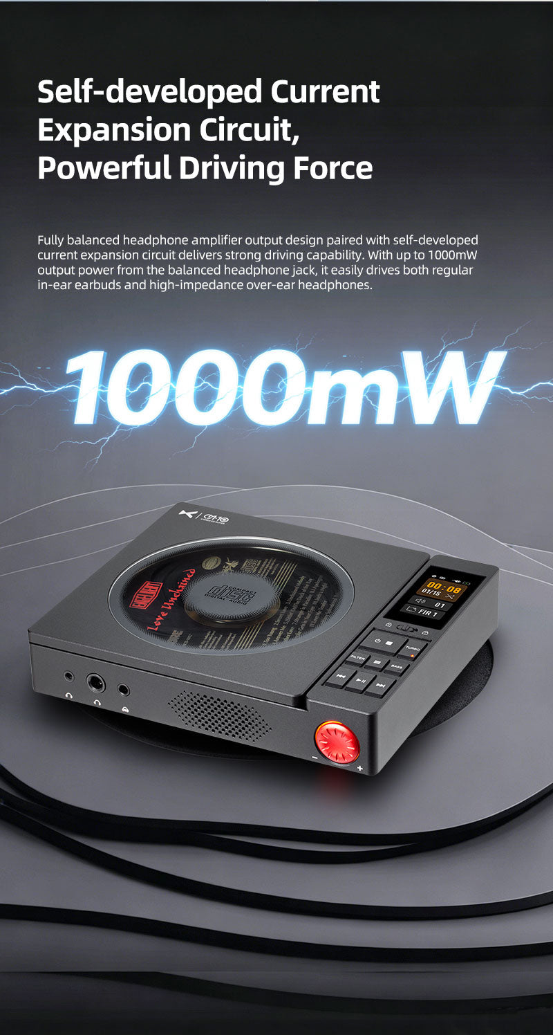 xDuoo CDM-10 High Performance Portable Tube CD Player