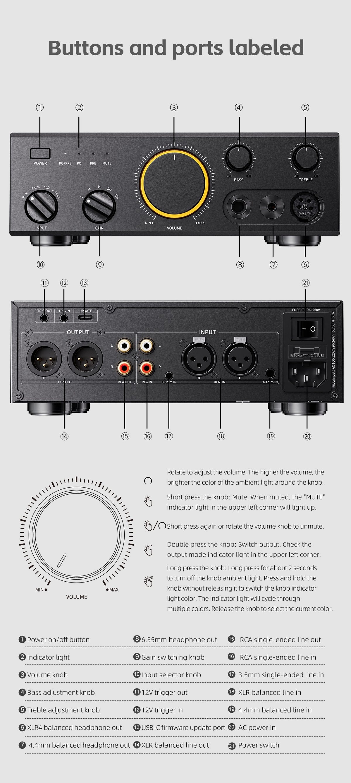 FiiO Class A Headphone Amplifier and Preamplifier