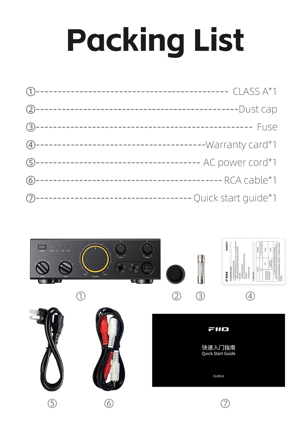 FiiO Class A Headphone Amplifier and Preamplifier