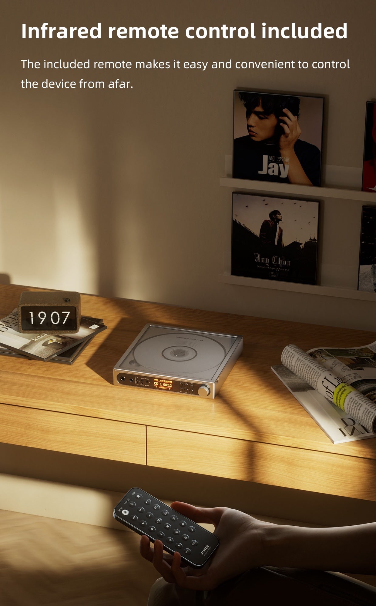 FIIO DM15 Portable Stereo CD Player