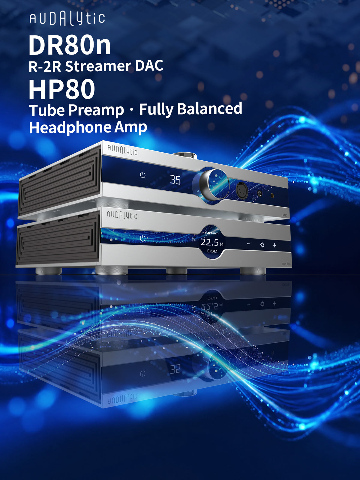 Audalytic DR80/DR80n Discrete R2R Streamer DAC