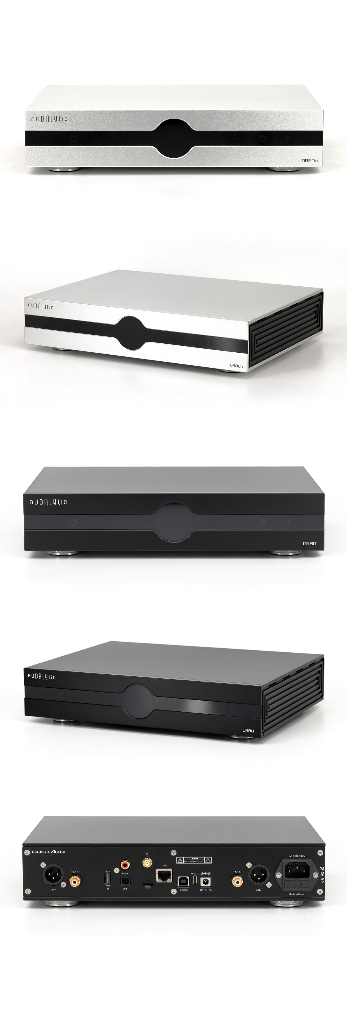 Audalytic DR80/DR80n Discrete R2R Streamer DAC