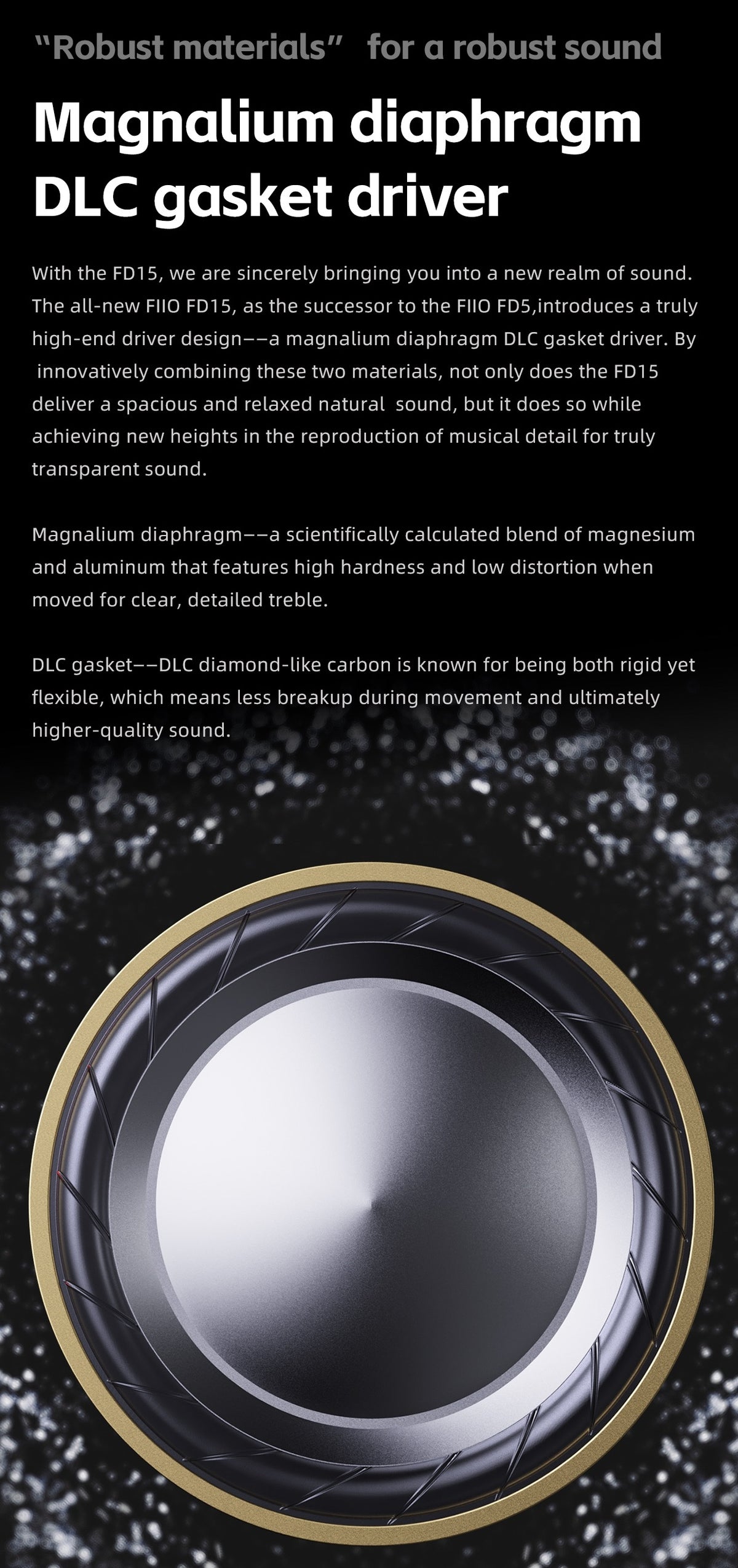FiiO FD15 Dynamic Driver In-Ear Monitors (IEMs)