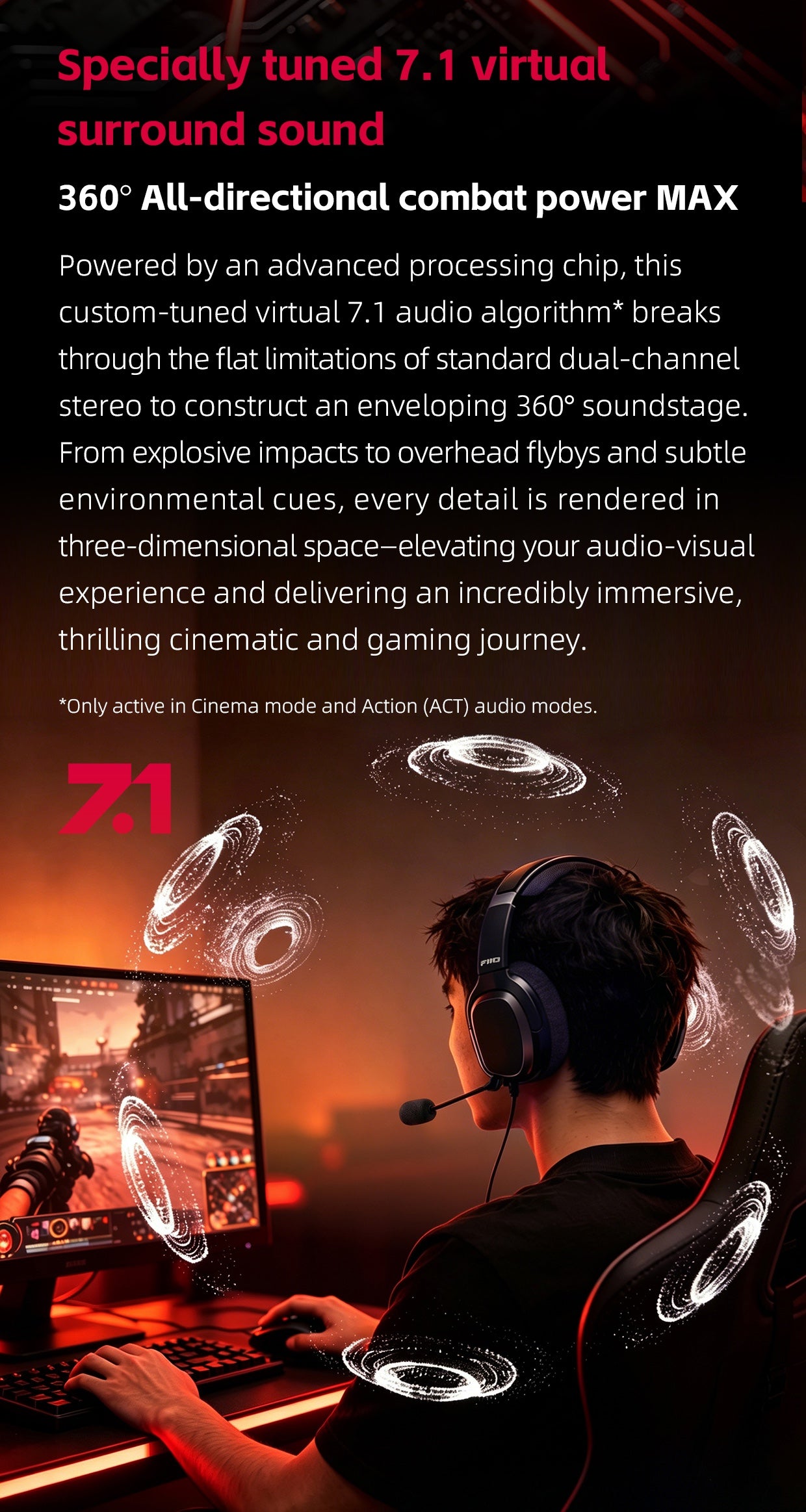 FiiO FG3 Gaming Headphones