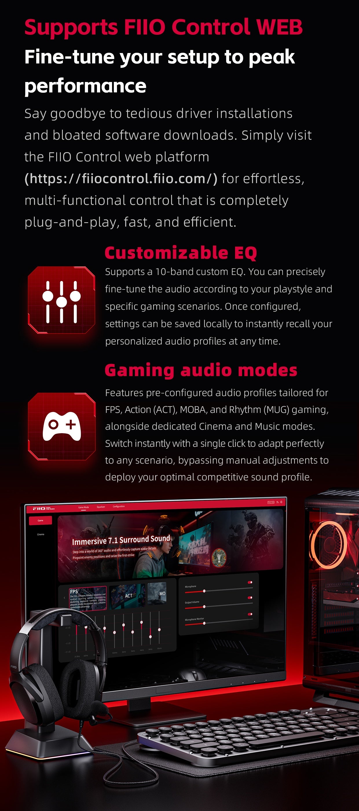 FiiO FG3 Gaming Headphones