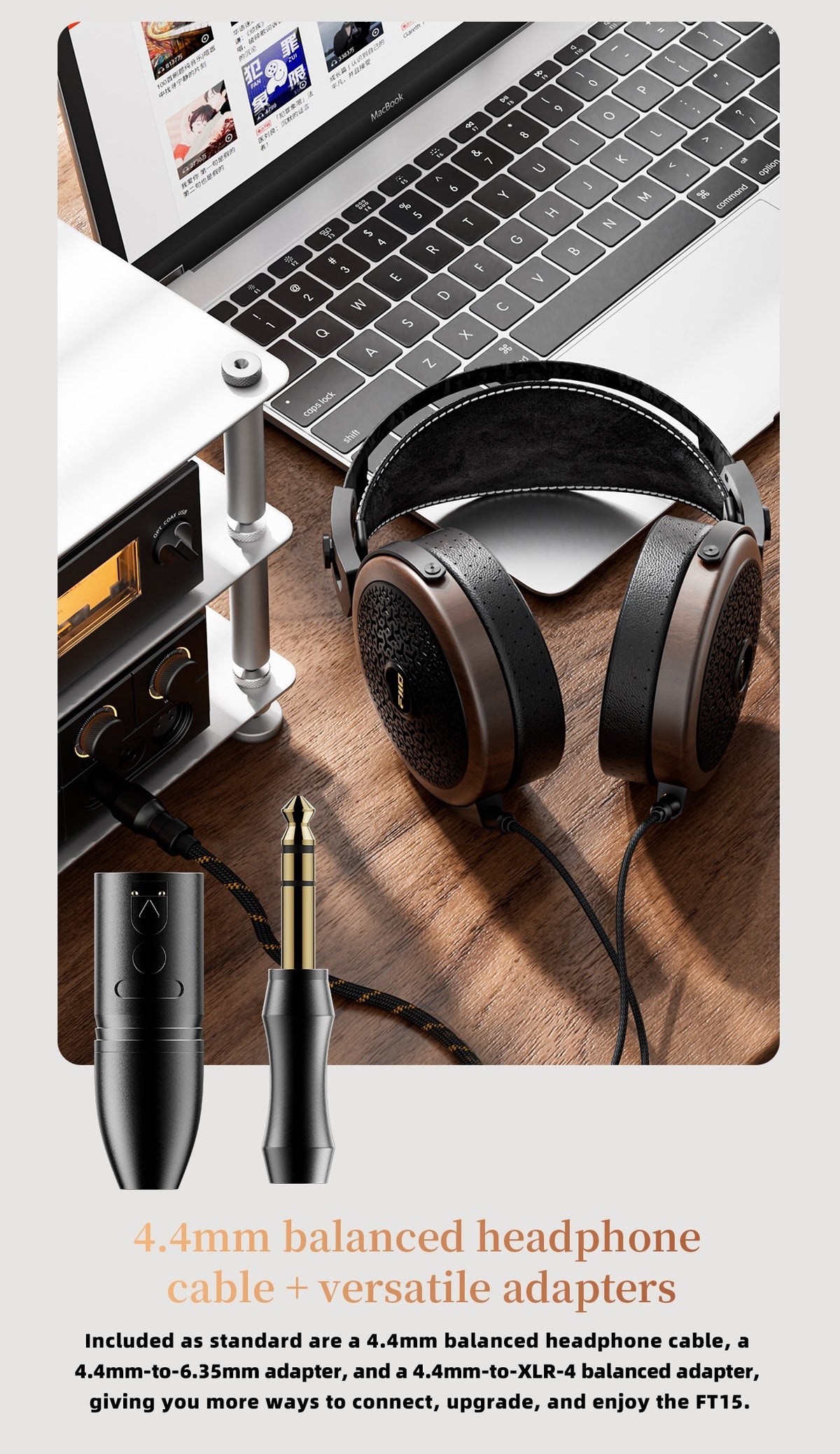 FiiO FT15 Diamond-Coated Nano-Diaphragm Planar Magnetic Headphones