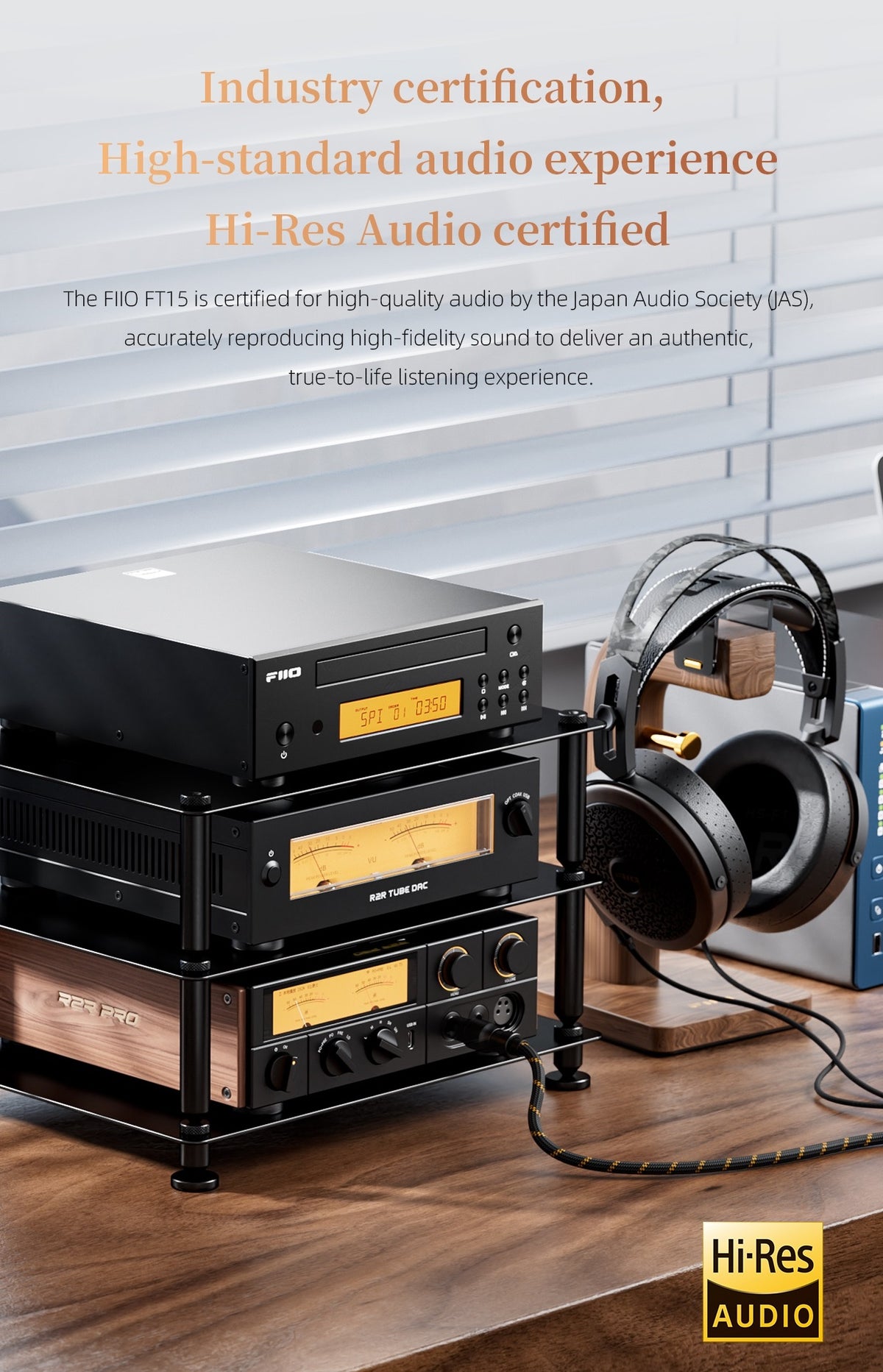 FiiO FT15 Diamond-Coated Nano-Diaphragm Planar Magnetic Headphones