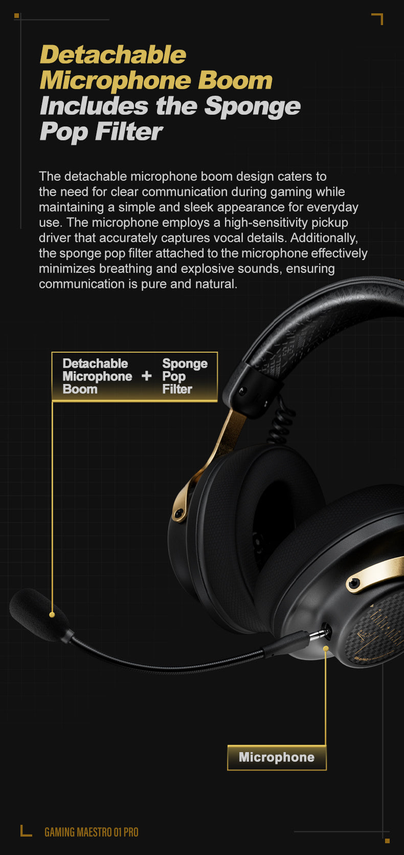 Moondrop Gravity Maestro 01 Pro Gaming Headset