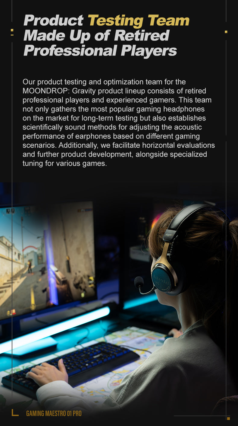 Moondrop Gravity Maestro 01 Pro Gaming Headset