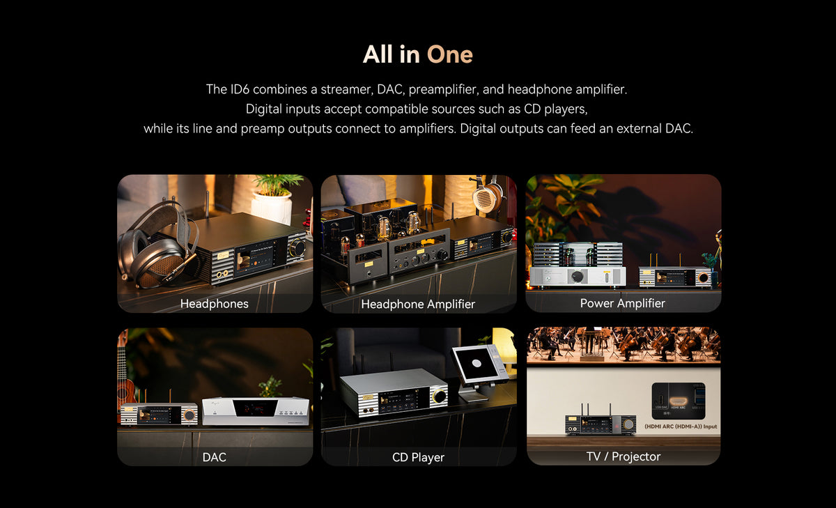 Cayin ID6 Streamer DAC and Headphone Amplifier